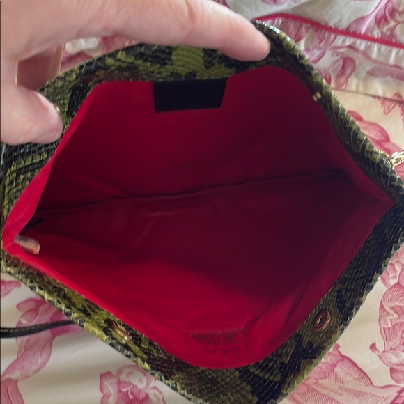 🌼Spring Bag Blowout🌼Dooney & Bourke Green Snake Print Women's Bag - Picture 5 of 14